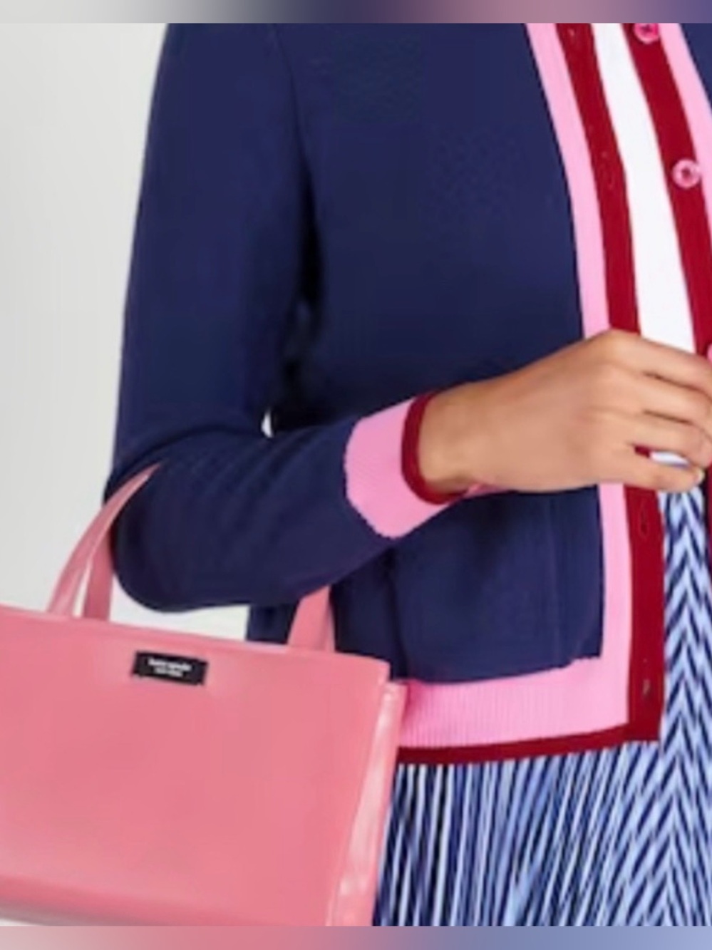 Kate Spade New York NWOT Light Pink Sam Icon Spazzolato Small Tote